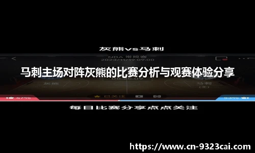 马刺主场对阵灰熊的比赛分析与观赛体验分享