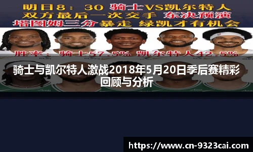 骑士与凯尔特人激战2018年5月20日季后赛精彩回顾与分析
